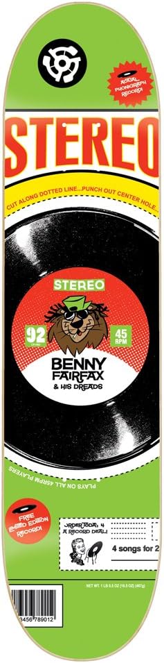 Stereo Skateboards Cereal Box Fairfax Skateboard Deck