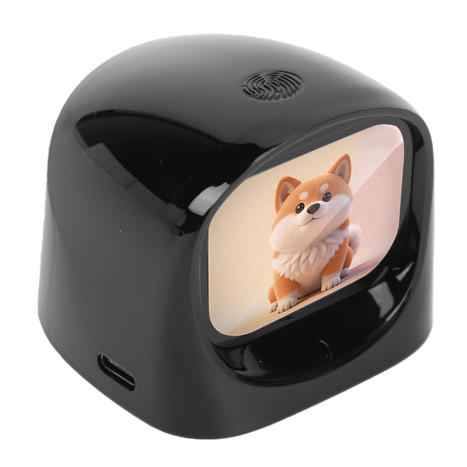 Robot per Cruscotto Auto AI Smart Car Companion con Display da 2 01 Pollici Supporto Magnetico Monitoraggio Auto in Tempo Reale Intrattenimento di Viaggio Interattivo per Viaggi di Famiglia