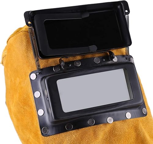 Miniatura 8 de Casco de soldadura, duradero, de buena calidad, resistente al calor, transpirable, máscara de protección con lente de protección completa para