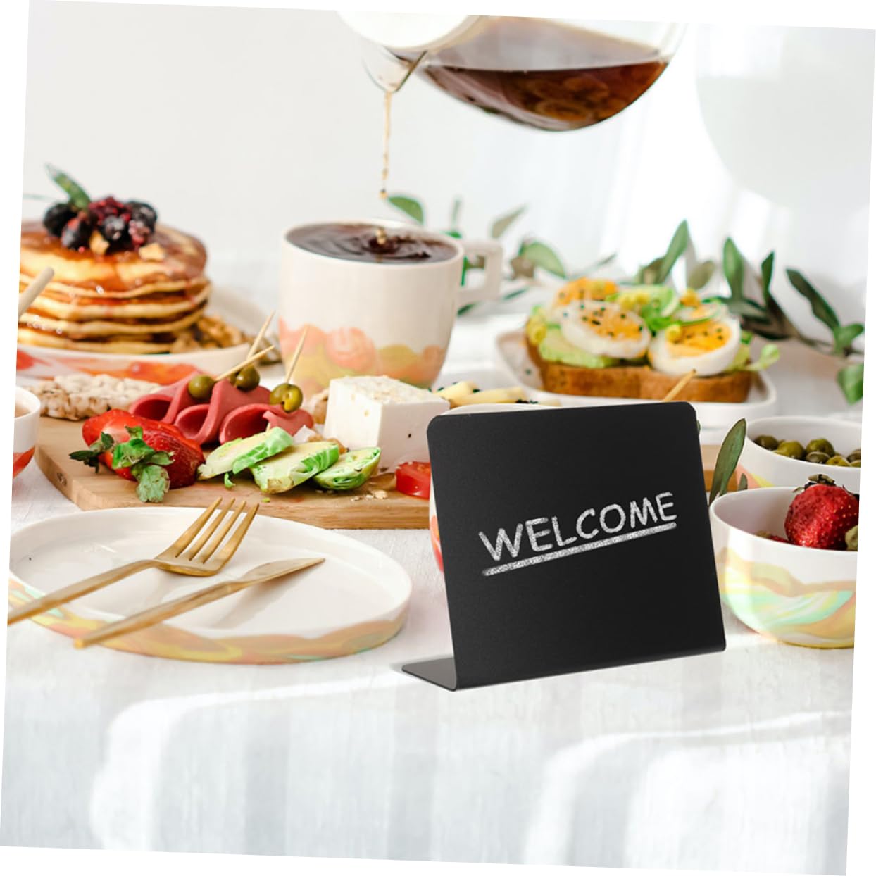 NUOBESTY 36stücke Mini Kreidetafeln Multifunktionale Form Und Nachrichtenschilder Für Hochzeiten Partys Und Dekoration Wiederverwendbare Leicht Zu Reinigende Tafel Mit Ständern