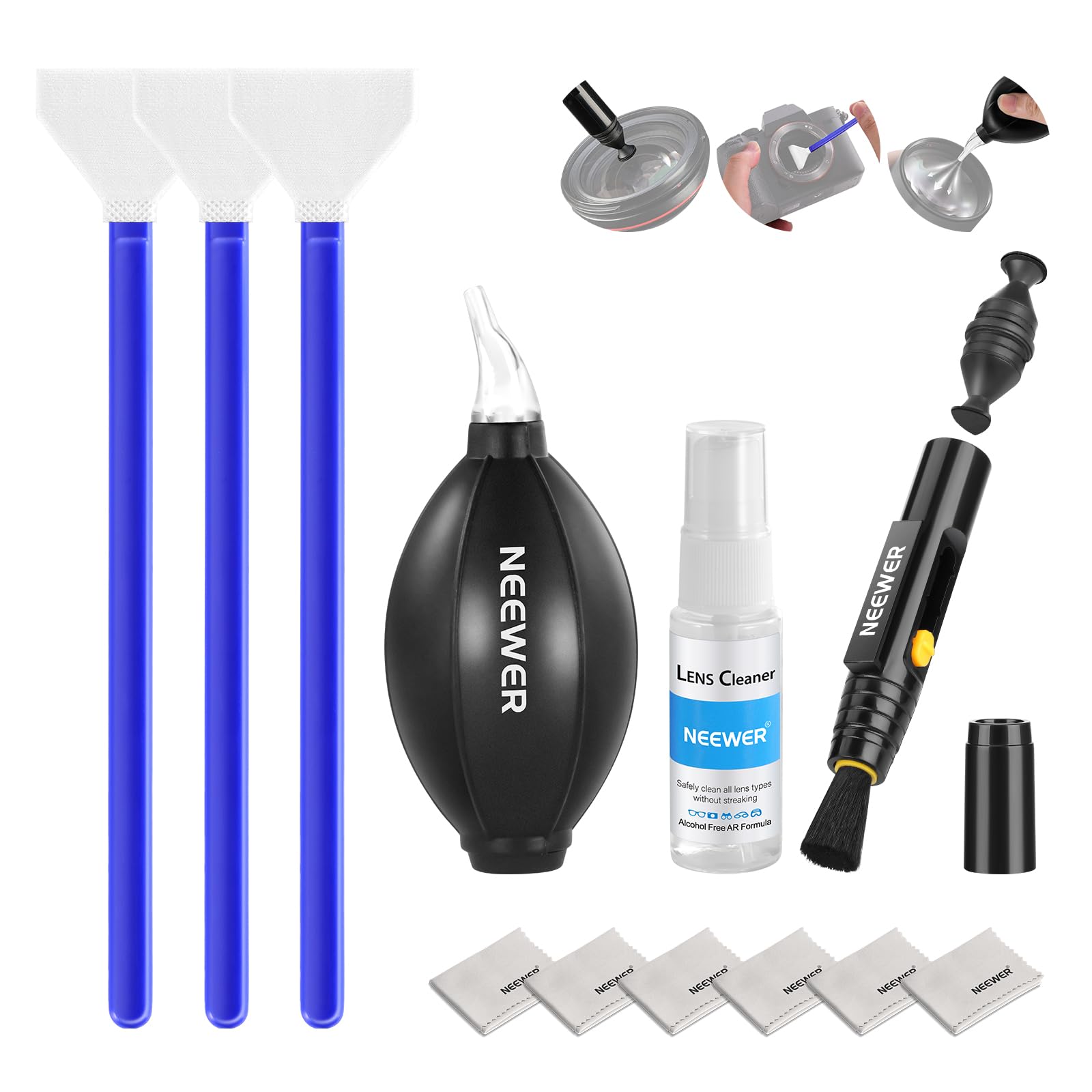 NEEWER 12 in 1 Camera Lens Cleaning Kit