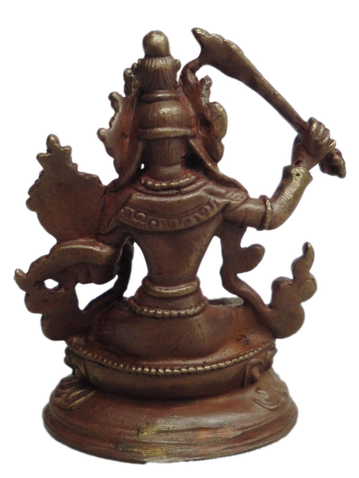 Amazon｜【並行輸入品】 アジアン雑貨 ネパール仏像 銅製 文殊菩薩像