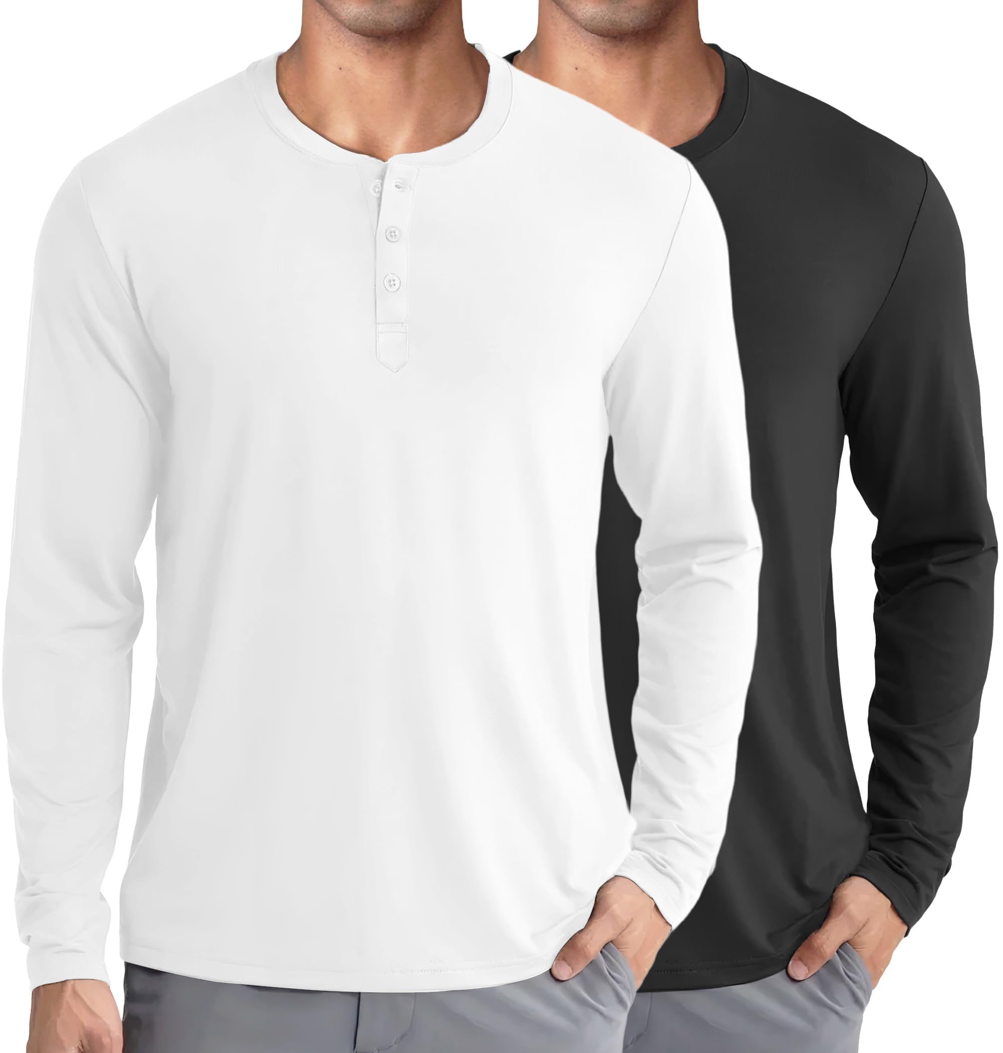 Pull Henley contre le froid : tricot doux et chaud à 3 boutons