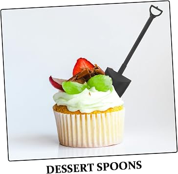 DOITOOL 200pcs Mini Plastic Shovel Spoons for Desserts Food-grade Tasting Spoons for Ice Cream Yogurt Pudding Portable Lightweight Serving Utensils for Parties Picnics Travel