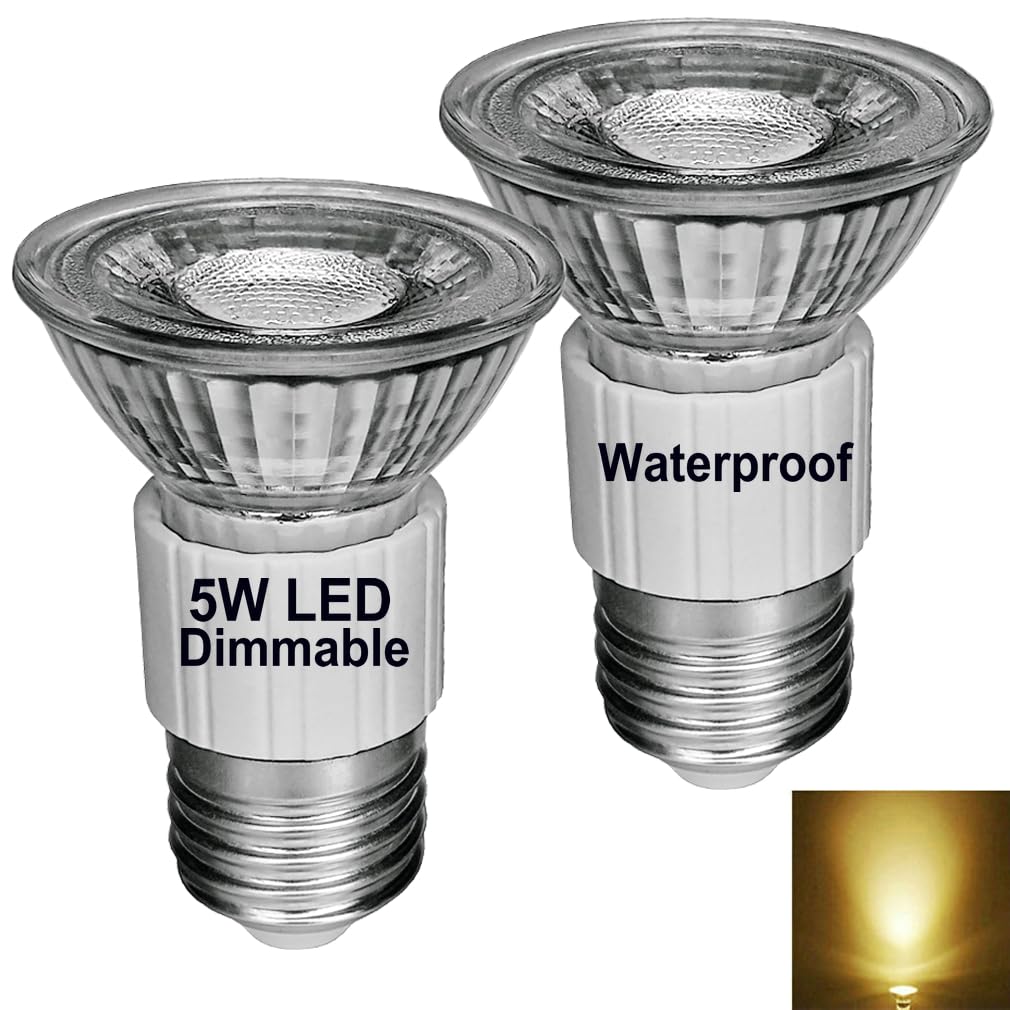 Zorvoxly 5W JDR LED Range Hood Light Bulb,Dimmable,3000K Warm