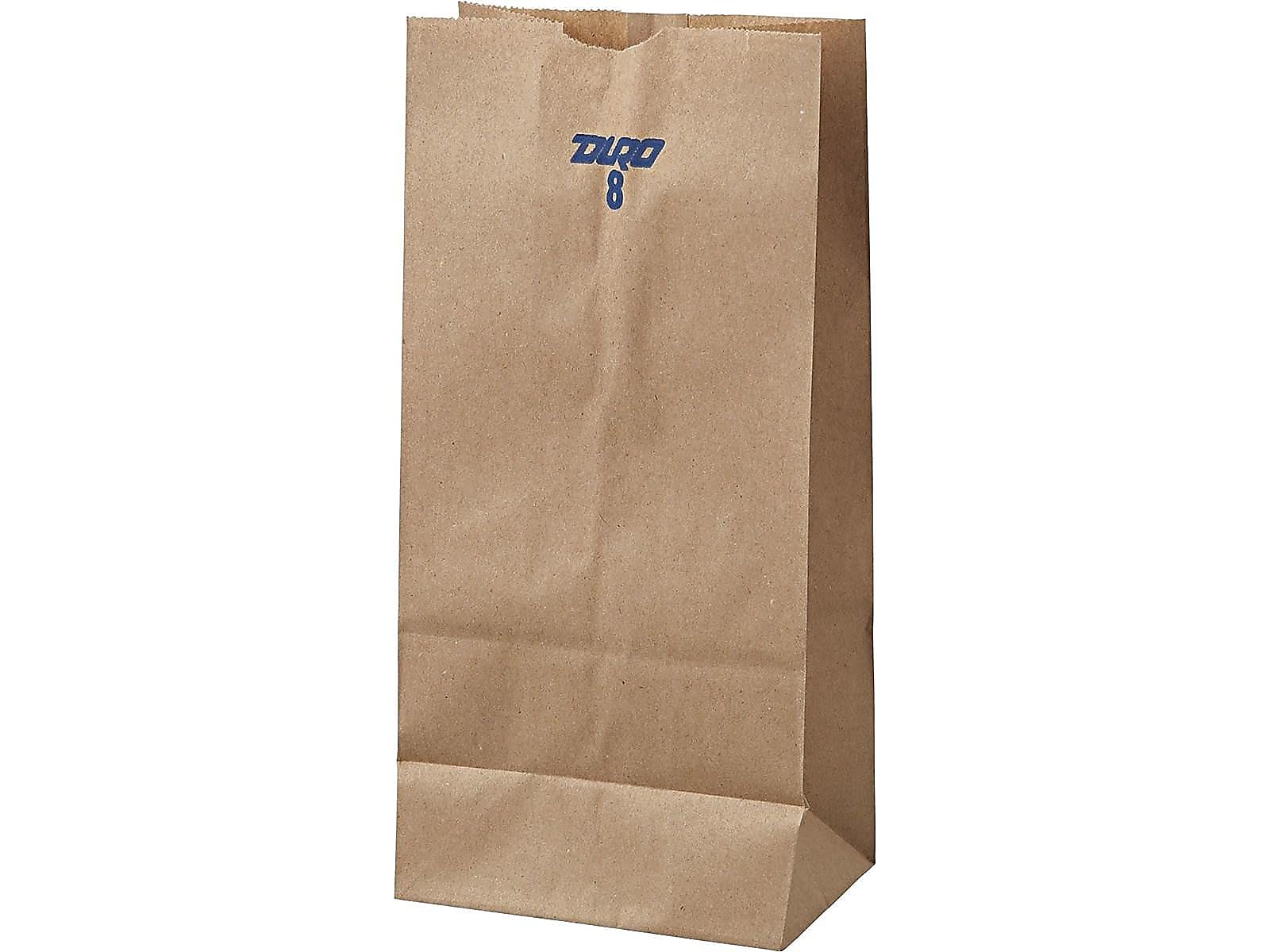 Amazon.com: General GK8500#8 Paper Grocery Bag, 35lb Kraft