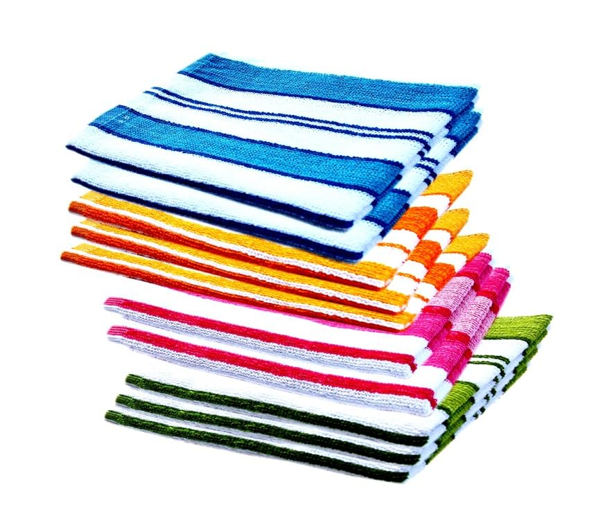 Image of Sapce Fly 100% Cotton 450GSM Gym Workout and Yoga Hand Towels (Multi Color) (Set of 5)