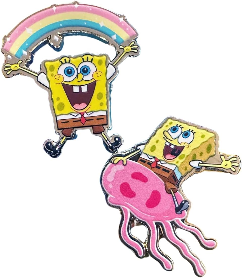 Zen Monkey Studios x SpongeBob: Positivity SpongeBob 2 Pin set