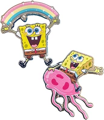 Zen Monkey Studios x SpongeBob Positivity SpongeBob 2 Pin set