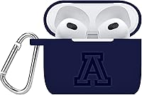 Vista 11 de AFFINITY BANDS Arizona Wildcats - Funda de silicona grabada compatible con Apple AirPods Gen 1 y 2 (carmesí)