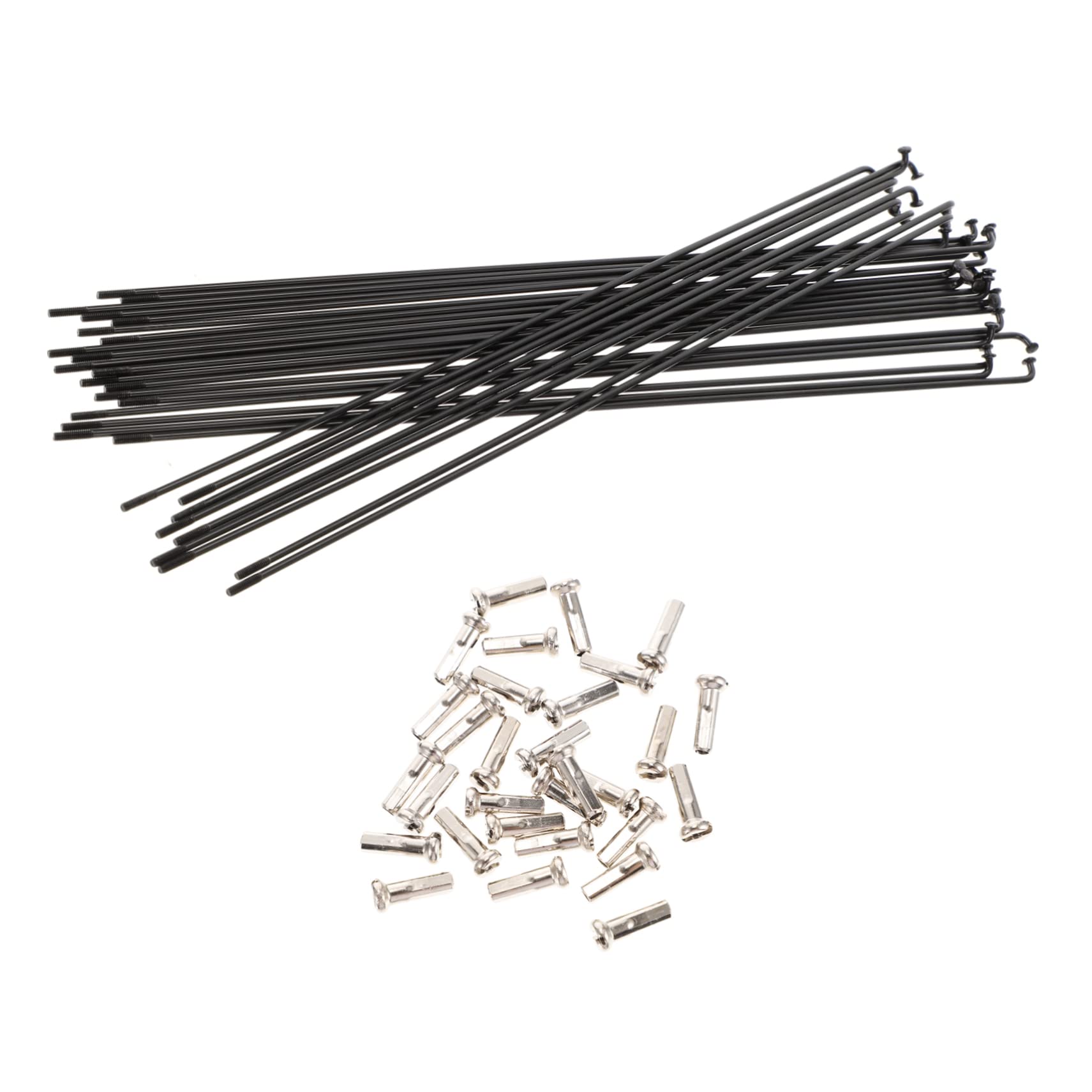 NAMOARLY 30Pcs Premium Wheel Spokes for Bicycles High Strength Steel Spokes for Mountain Bike Accessories Smooth Surface Polished Design