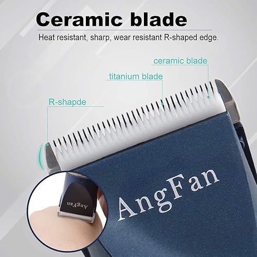 AngFan 16 piezas de cortapelos para perros pequeños y grandes, kit de aseo para perros pequeños y grandes, suministros de cortapelos para perros de