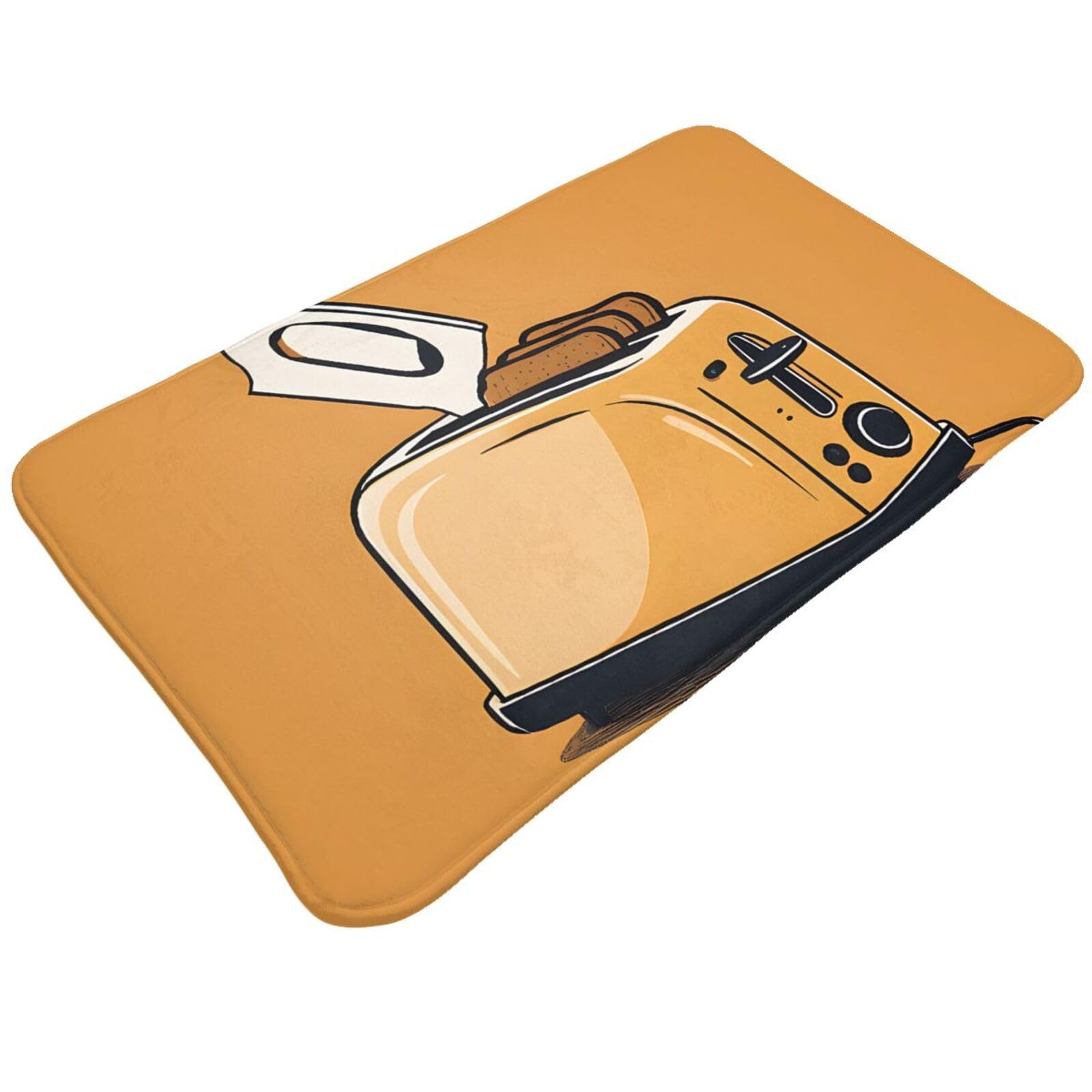 Cute Crying Chainsaw Print Living Room Bathroom Kitchen Anti Slip and Absorbent Carpet, Indoor Entrance Door Muddy Floor Mat, Ultra Soft Washable Carpet 21x31.5 Inches