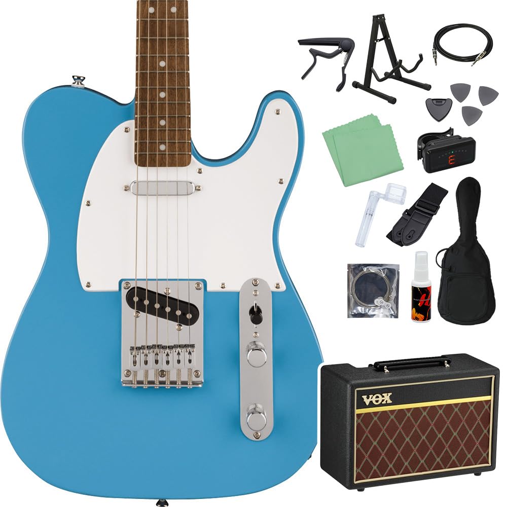 Amazon | Squier by Fender SONIC TELECASTER California Blue エレキ
