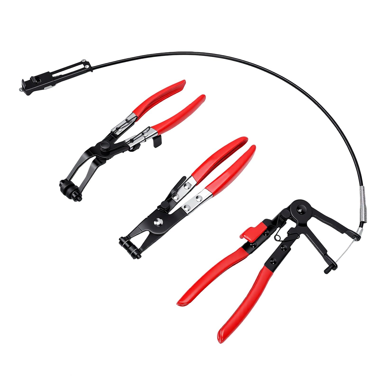 Pinces pour colliers de serrage lot de 3 outils de mécanique à longue portée