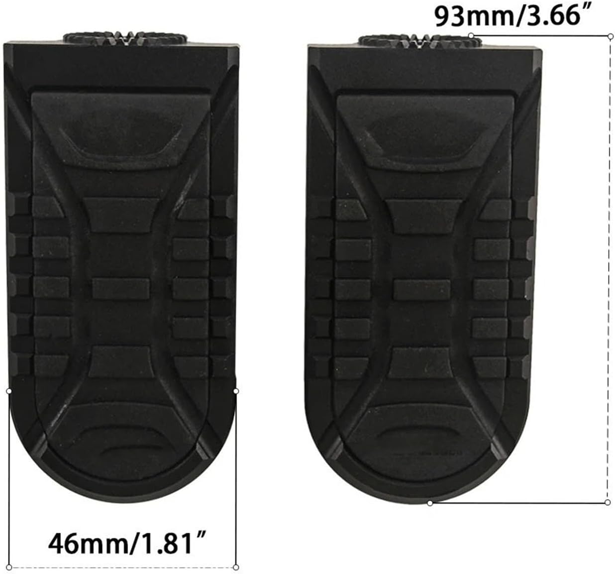 shiwh[シウです) オートバイ用フットペグ 360度回転式フットレスト ライダーフットペグ ペダル BMW F650GS F70