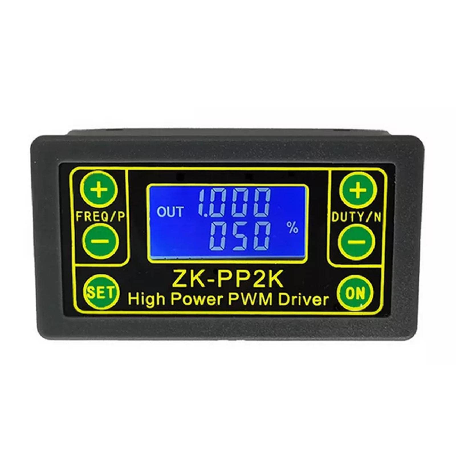 Générateur de signal ZK-PP2K, générateur de fréquence d'impulsion 1Hz ~ 150KHz Module de pilote 8A Module de cycle de fréquence d'impulsion LCD 3.3V-30V