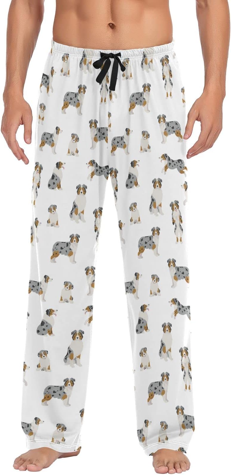 OllabakyMen's Pajama Pants Pjs Bottoms with Pockets Sleep Lounge Pants for Men