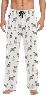 Ollabaky Pjs Men's Pajama Pants Separate Bottoms Men Long Sleep Pants Lounge Pants with Pockets
