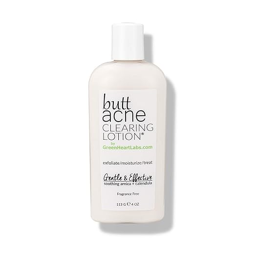 Butt Acne Clearing Lotion for Body, Back, Bum, & Thigh