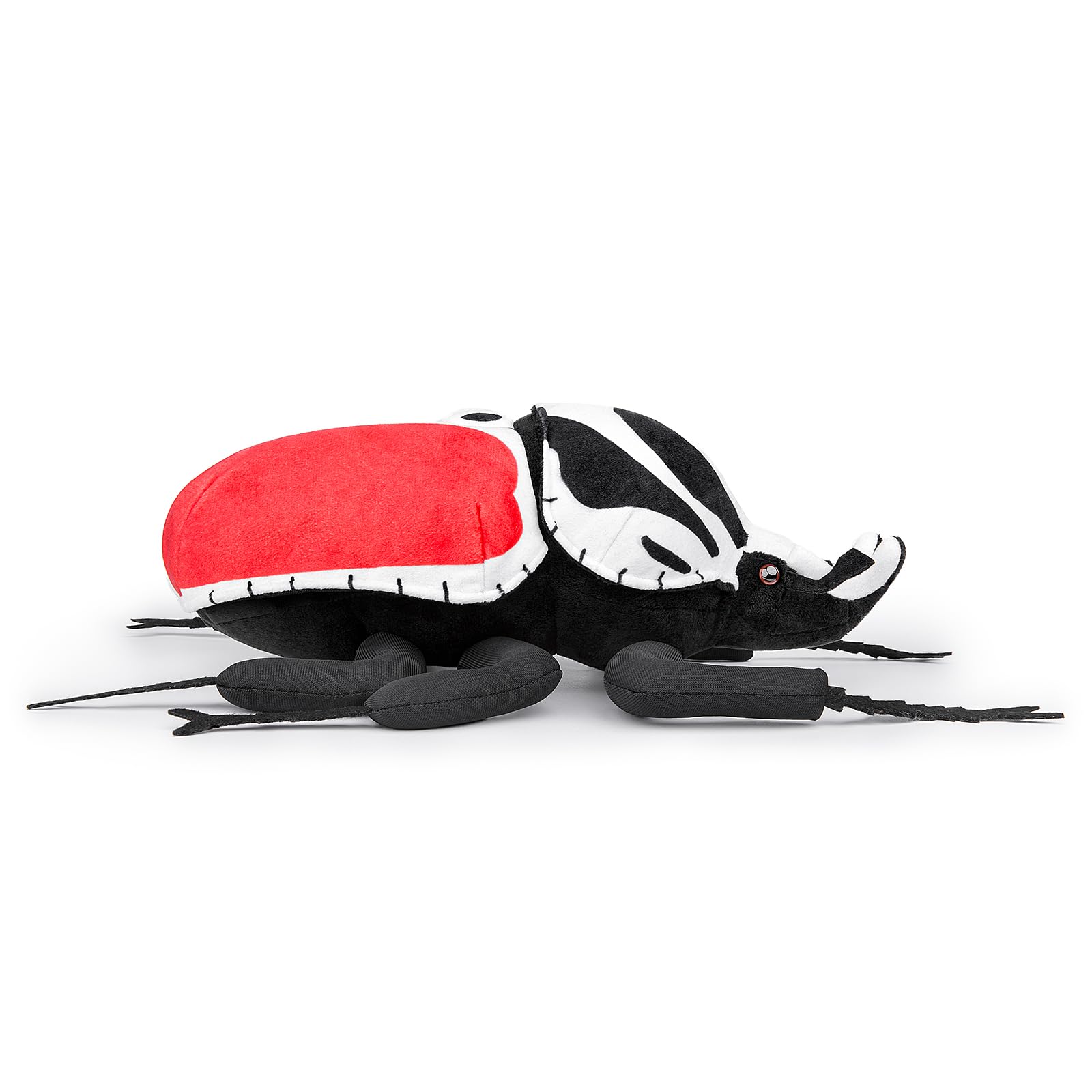 lilizzhoumax Simulation Red flower beetle Plush Toy 10” Cute Realistic Stuffed Animal Wild Red beetle Insect Toy Super Soft beetle Plush Home Decoration Toy Gift for Friends and Kids - Image 2