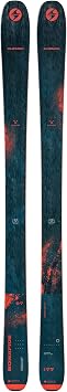 Blizzard Mens Bonafide 97 Trueblend All-Mountain Woodcore Off-Trail Stiff Dark Blue/Red Skis Bindings Not Included