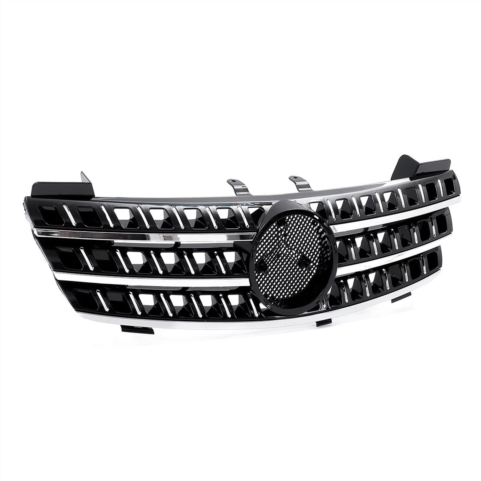 Grille de pare-chocs avant pour Mercedes ML W164 2005-2008 calandre noire