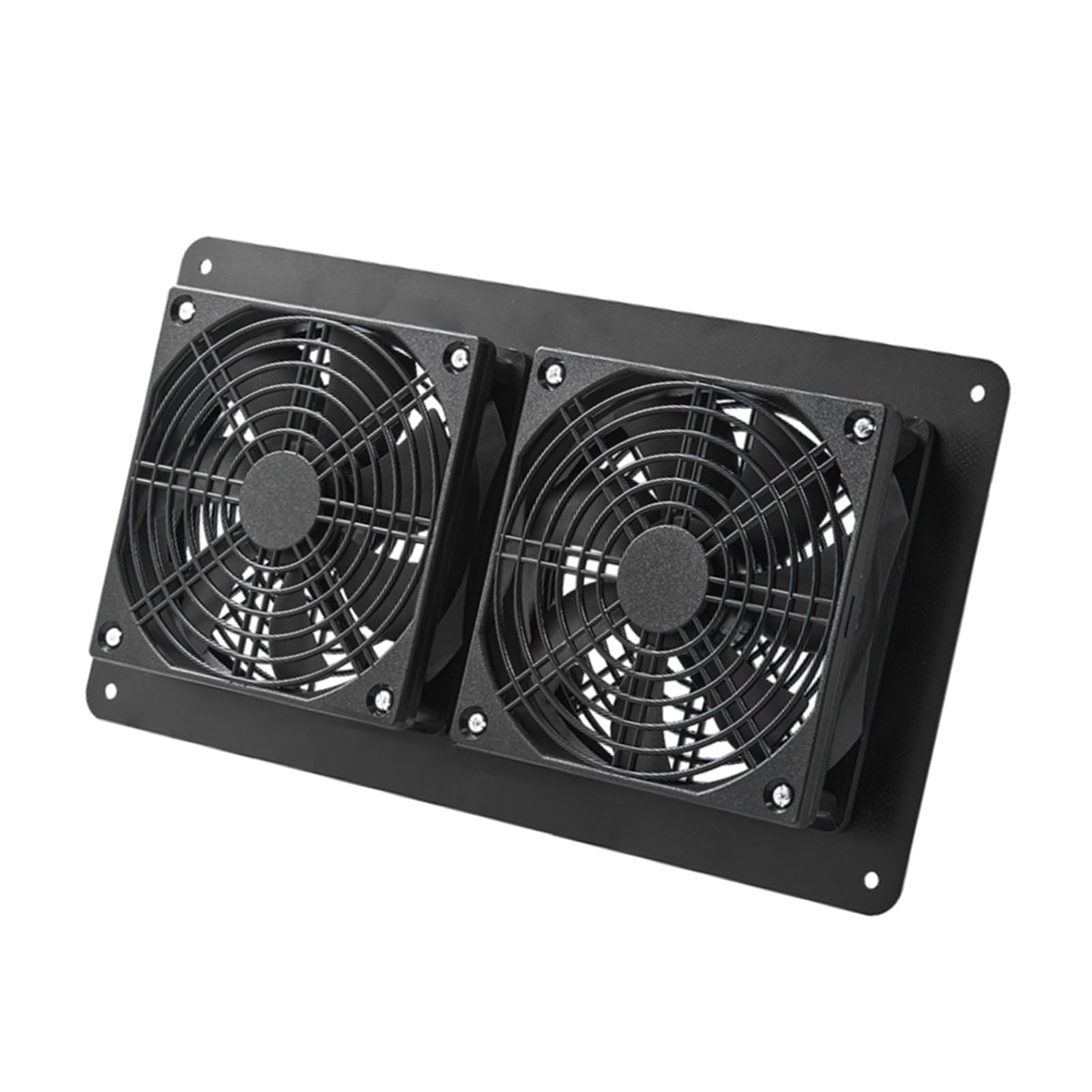 Wentylator Mavaol do klatek dla zwierząt 2 * 3 W, wysokowydajny panel słoneczny DC 12 V z 3-metrowym kablem włączania/wyłączania (15W-2FAN12)
