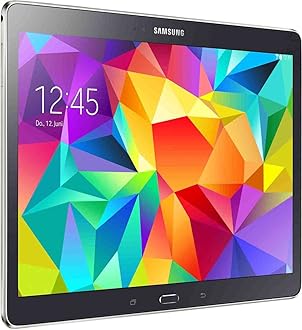 Samsung Galaxy Tab S 10.5 inches SM-T800 Wi-Fi 16GB Tablet (Charcoal Grey) (Renewed)