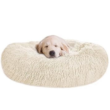 PETORO Dog Bed, Cat Bed, Pet Bed, Anti-Anxiety, Soft, Comfortable and Machine Washable Donut Bed for Small Dog, Medium Dog, Large Dog, Multiple Size (20