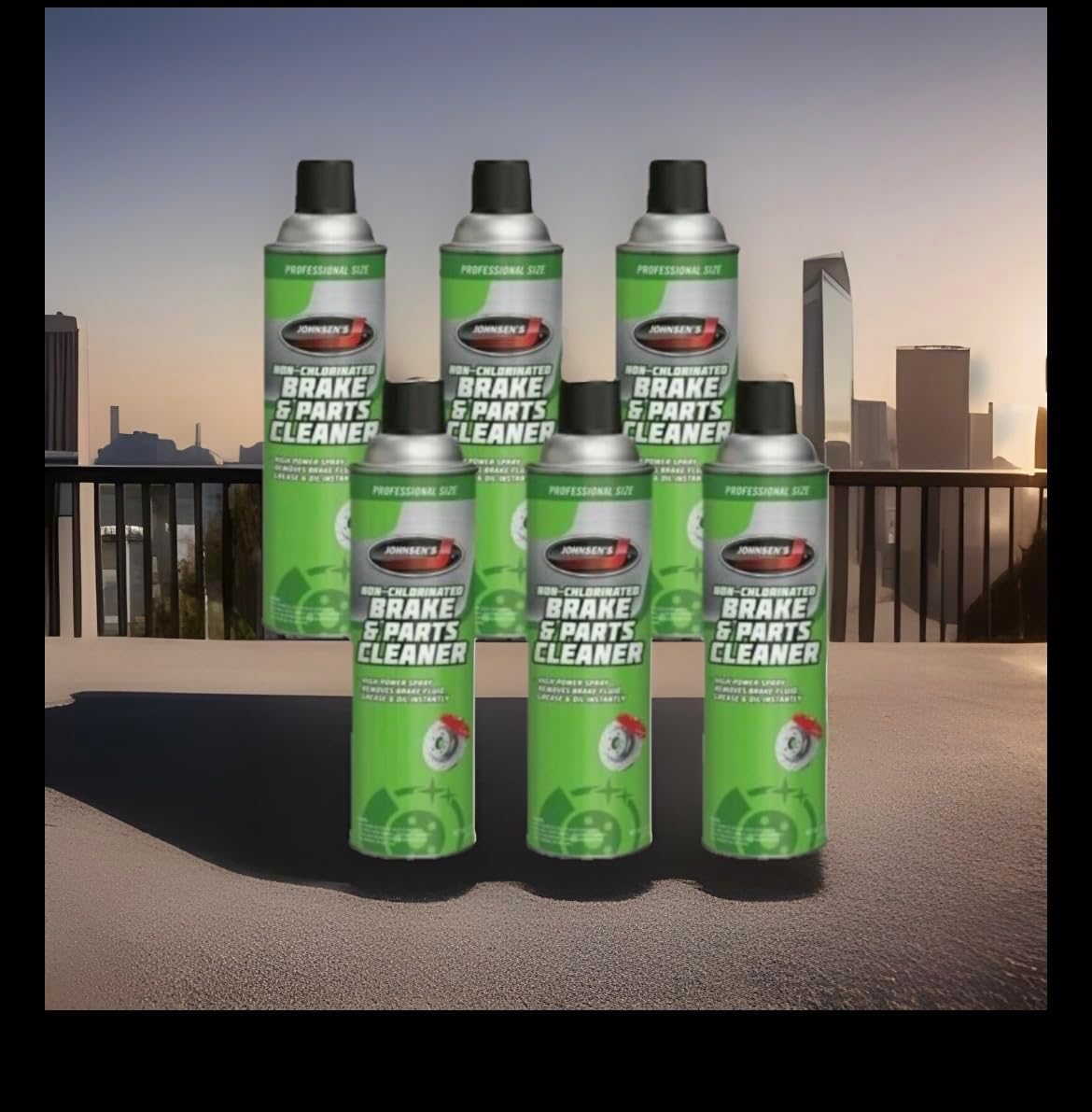 Johnson TCC 2413-12PK Non-Chlorinated Brake Parts Cleaner - 14 oz., (Pack of 6) Made in The USA. Trusted Brand by The American People