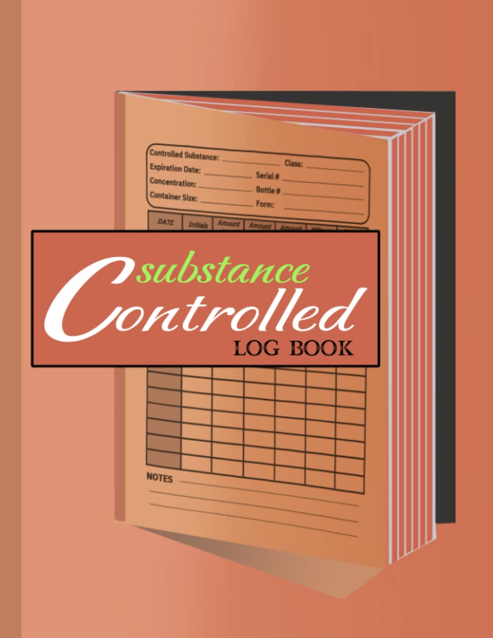 Buy Controlled Substance Log Book Controlled Substance Record Book