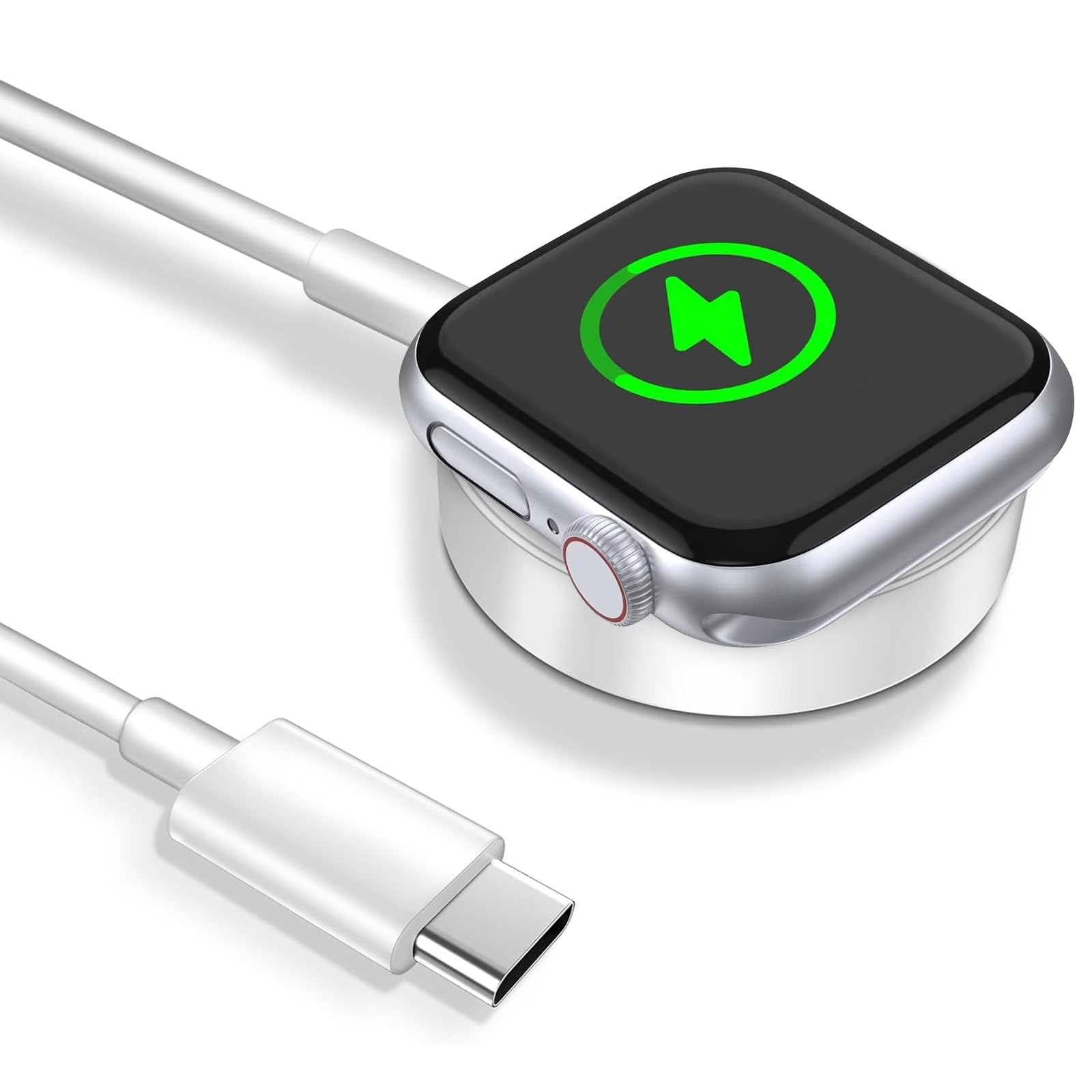 imodomio USB C Ladekabel für Apple Watch 1M Charging Kabel Tragbare Ladestation für iWatch