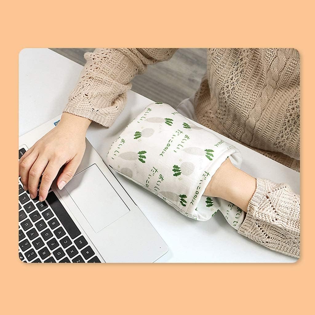 SKUZA Hot Water Bottle,Hot Water Bottle with Fleece Cover Rubber Hot/Cold Water Bag Reusable Hand Warmer Pocket Great for Hot and Cold Therapy (Color : D) (Color : A)