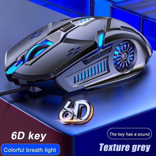 Amazon.com: 6D Colorful Gaming Mouse Wired 3200 Dpi Pc Gaming Mice