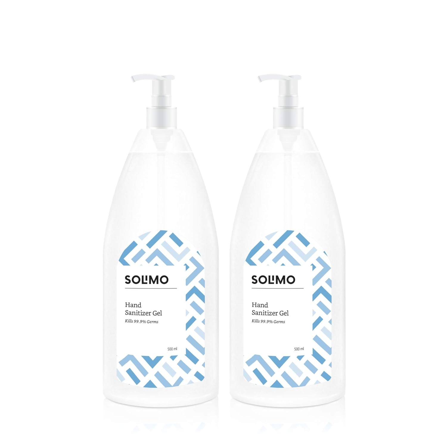 Amazon Brand Solimo Hand Sanitizer Gel (72 Ethanol Absolute) 500