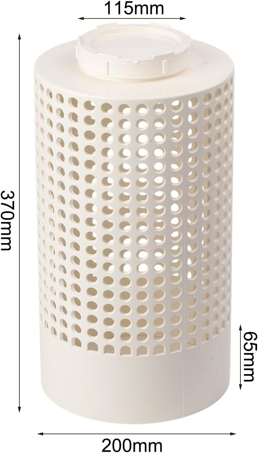 Underground Compost Bin With Drainage Filter, 75Mm 160Mm 200Mm PVC For Garden Waste And Pond Filtration(200mm)