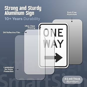 ワンウェイ　アルミサイン 51hyYQGZ9DL._AC_UF350,