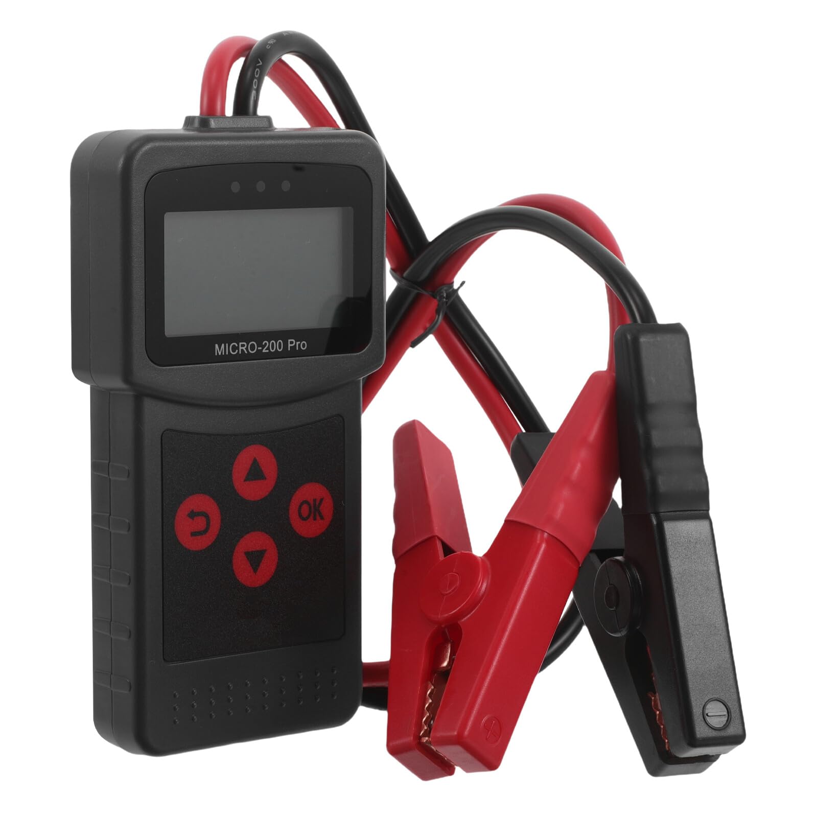 ULTECHNOVO Tester Batteria Auto Portatile con Display Intelligente Misuratore di Tensione per Auto Camion e Moto Strumento Diagnostico Compatto per Monitoraggio stato Batteria in Garage e