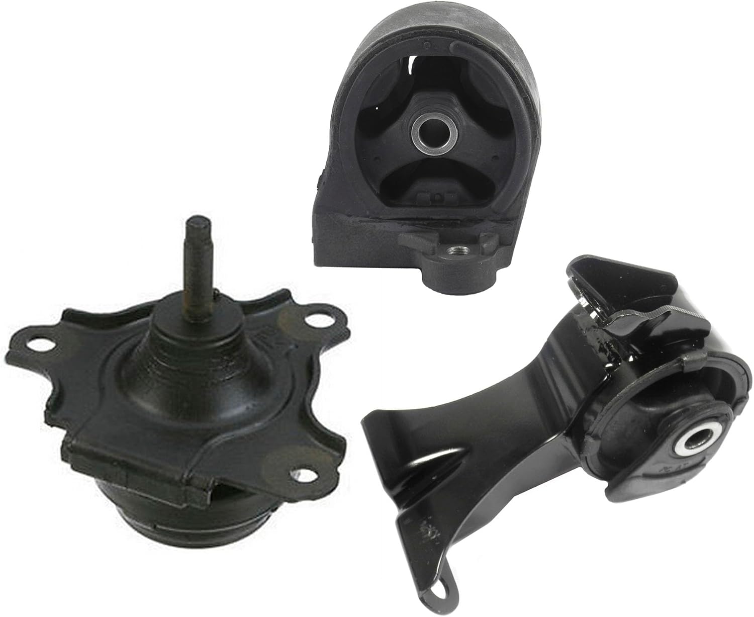 Compatible with 03-05 Honda Civic 1.3L Hybrid 4503 6588 FM020 Engine Motor & Tansmission Mount 3PCS AUTO 03 04 05