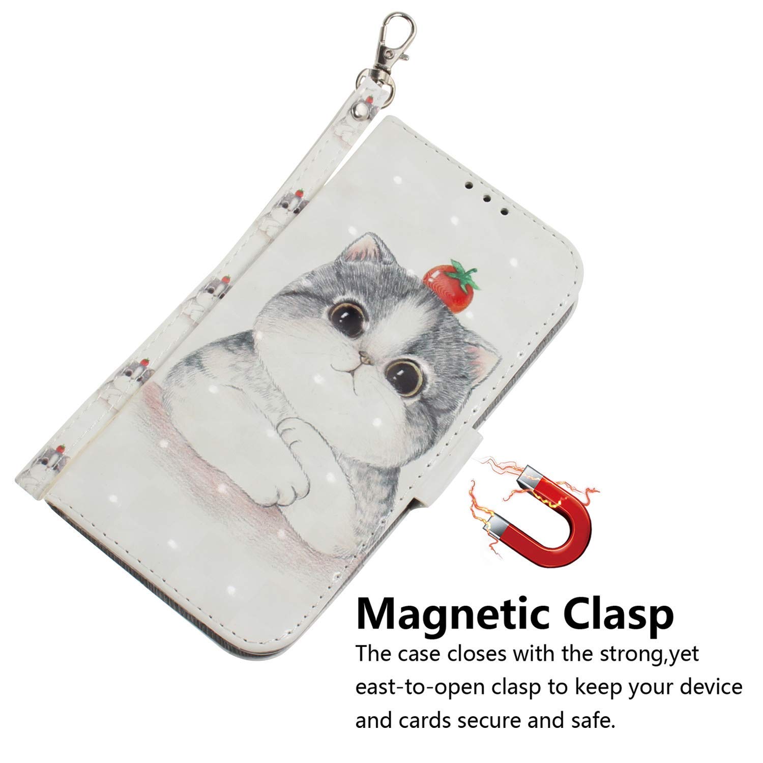 LEMAXELERS LG K52 Hülle – Flip Case Mit Eulen-Design, Magnet Und Ständerfunktion