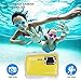 Kids Camera, Digital Waterproof Camera for Children with 3M Waterproof, 2 Inch LCD Screen, 12MP HD Resolution, 8X Digital Zoom, Flash and Mic(Yellow)
