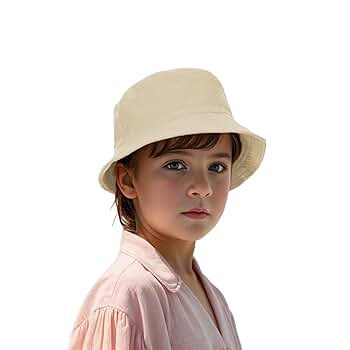 Amazon.com: TopTie Kids Cotton Bucket Hat Sun Beach Cap for