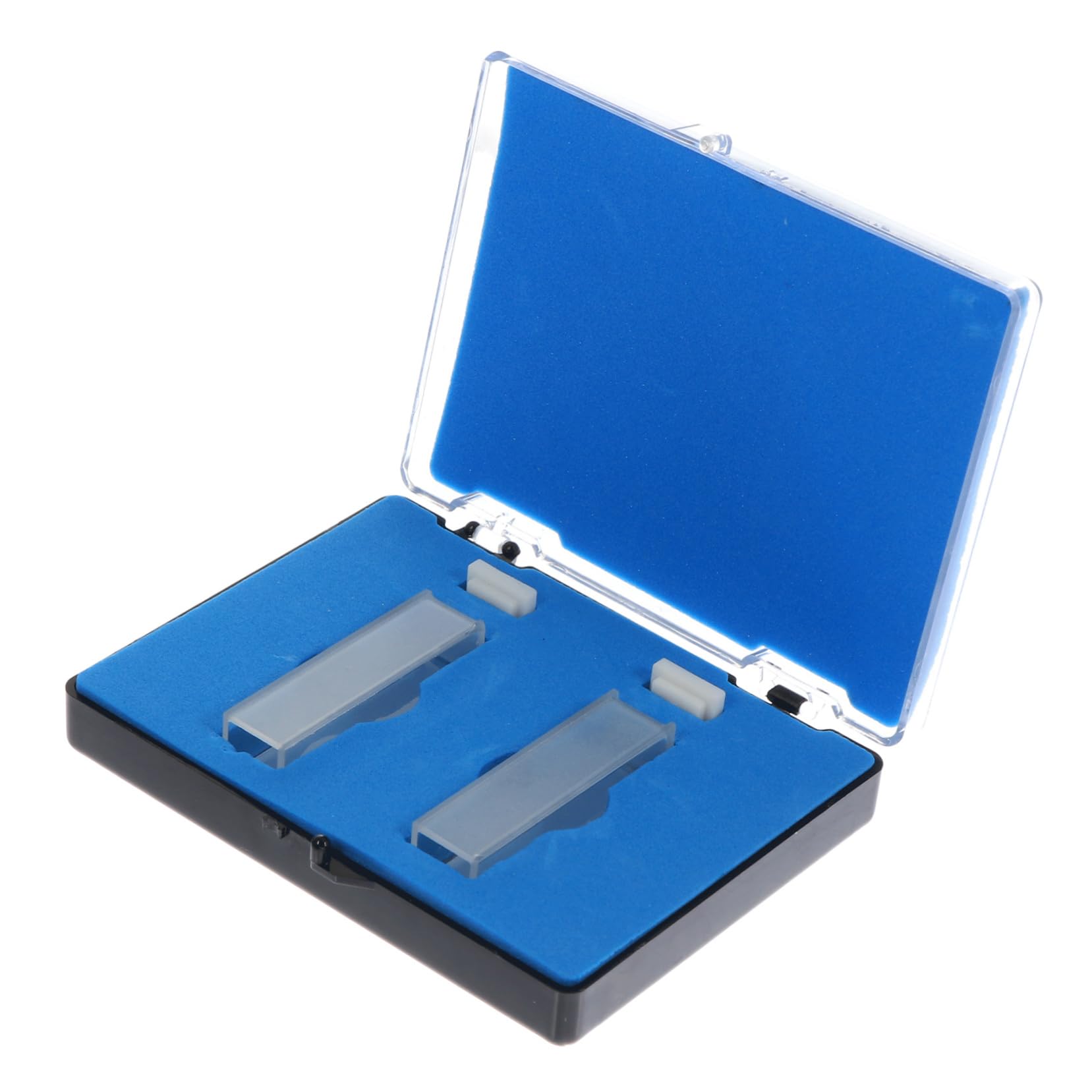 Lot de 2 Cuvettes en Quartz de 10mm pour Laboratoire, Microcuvettes à Usage Chimique Haute Transparence, pour Spectrophotomètre et Applications Industrielles