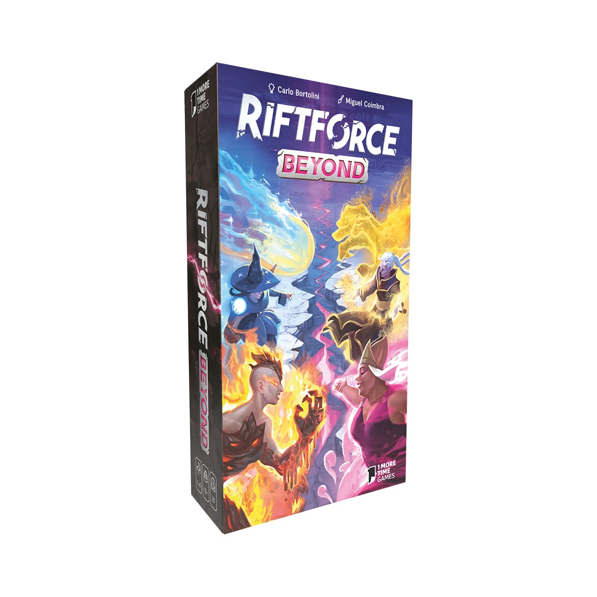 1 More Time Games, Riftforce Beyond Expansion, Connoisseur Game, Card Game, 1-4 Players, Ages 10+, 30+ Minutes, German, Multicoloured, Colourful, 2nd Expansion