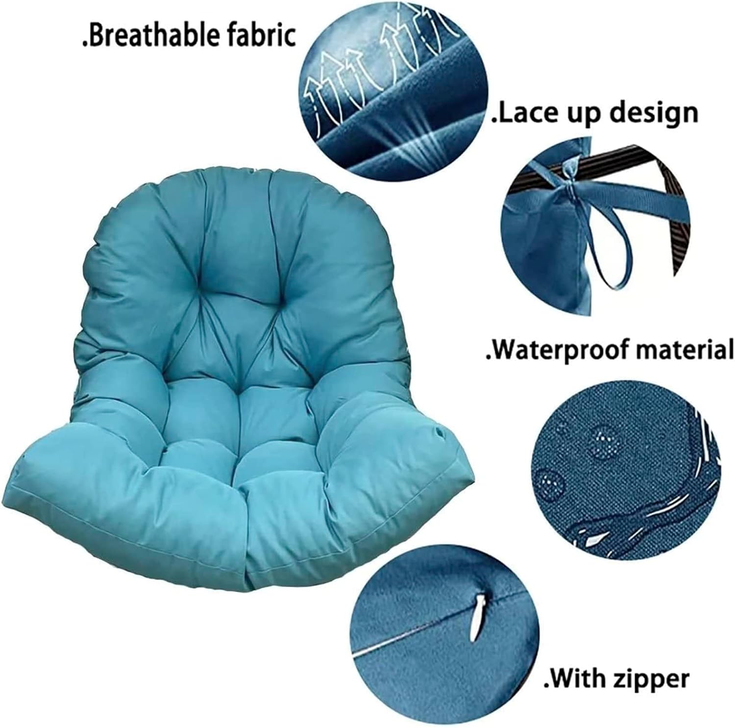 ガーデンチェアクッション 18x18 - ベルベットタイ ソフトシートパッド キッチン ダイニングルーム & オフィスチェア アッフル チェアクッション  – ベビーベッド・ベビーチェアなら大和屋公式通販（yamatoya online） ハンギングエッグチェアクッション 交換用 洗える 厚手シートピロー ソフトバッククッションパッド 屋内外 ガーデンオフィス用 レッド