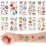 30pcs Tatouages Temporaires de Baseball, Autocollants de Tatouages de Sport Tatouages de Sport Temporaires pour la Décoration d'Anniversaire Filles Garçons Enfants Classe École Prix Récompenses
