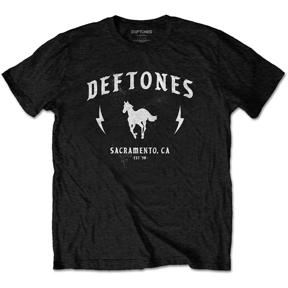 Amazon.com: Deftones Electric Pony Official Tee T-Shirt Mens  