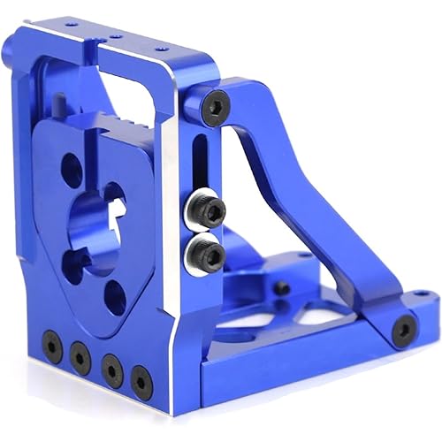 RC Front Motor Mount 7760 Fit for TRAXXAS 1/5 X-Maxx 6S, X-Maxx 8S, 1/6 XRT 8S Monster Truck Aluminum Alloy Motor Mount Upgrades Part, Remote Control Car Quick Release Replacement ( Blue)