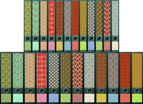 Etiquettes pour classeurs A4 File Art lot de 24 dos large mince